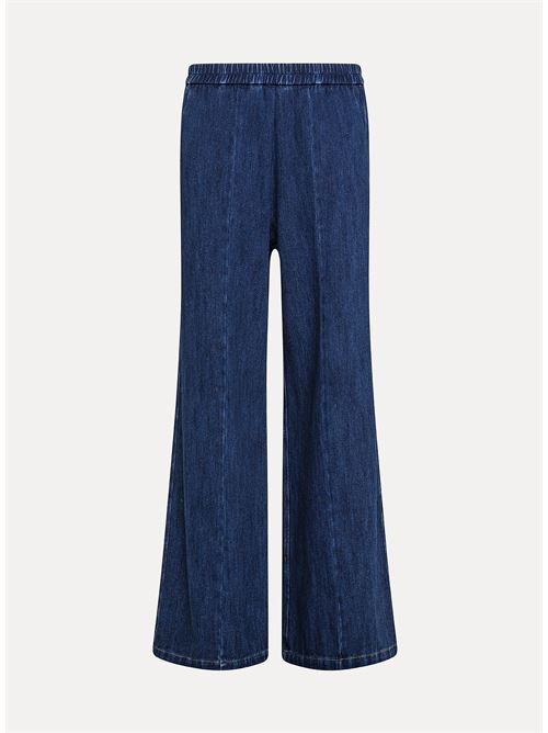 PANTALONE PALAZZO FORTE_FORTE | 13547-my pantsF47A.5019 indigo